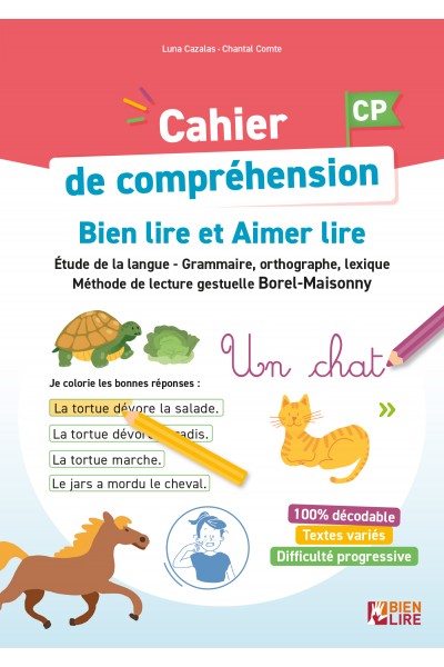 Cahier de compréhension Bien lire et Aimer lire